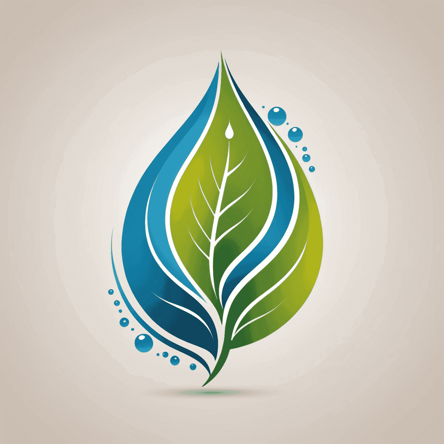 PureviaCare logo featuring a stylized leaf and water droplet, symbolizing natural health and purity